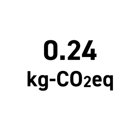 0.24kg-CO2eq