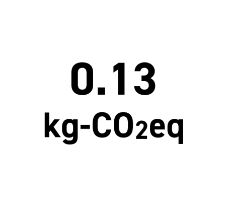 0.13kg-CO2eq